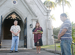 ハワイ王室霊廟で
