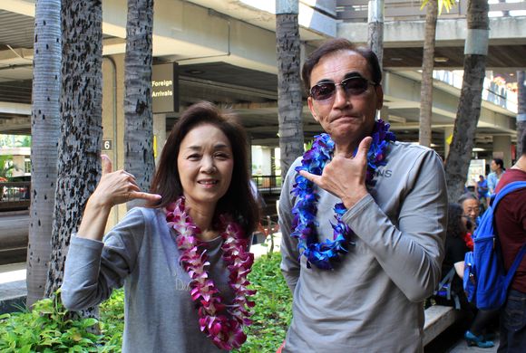 ハワイ旅行に当選した村松さんご夫妻