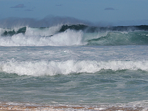 ハワイの大波