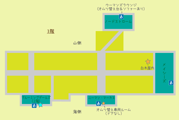 アラモアナフロアマップ