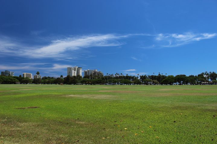 ハワイの癒しスポット、カピオラニ公園