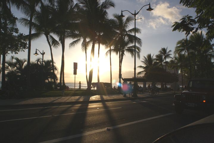 何度見ても泣けるほど美しい、ハワイのサンセット
