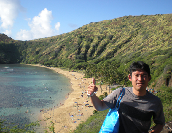 ハワイ旅行に当選した中村さんご夫妻