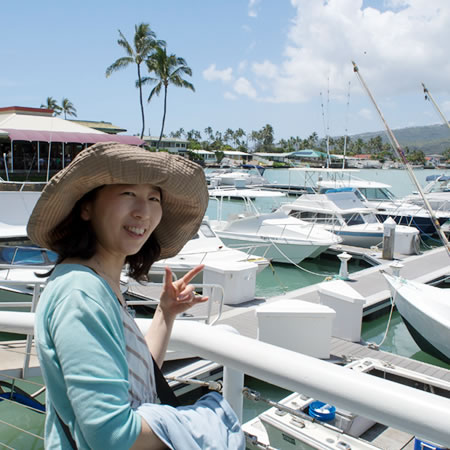 ハワイ旅行に当選した大山さんご夫妻