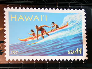Hawaii　ハワイサーファー切手シート