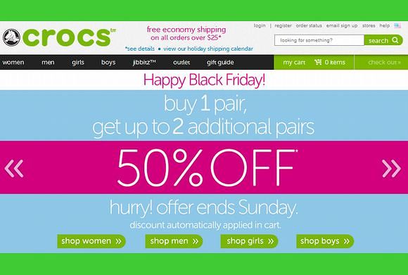 crocs sign up discount