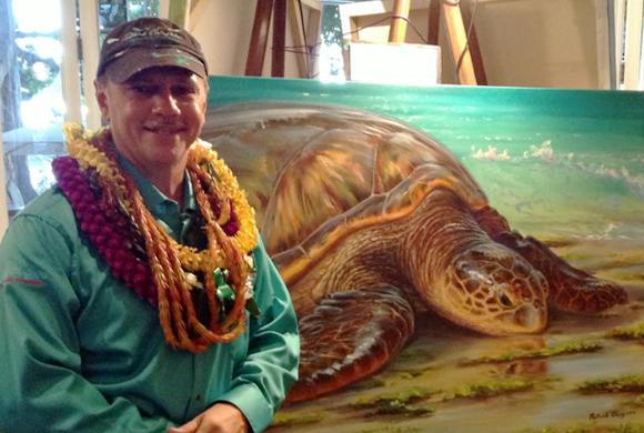 ハワイの自然を描く画家、パトリック・チン