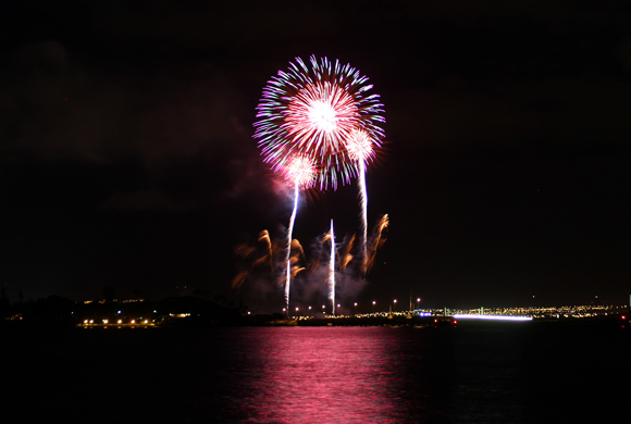 真珠湾、長岡花火、ハワイ