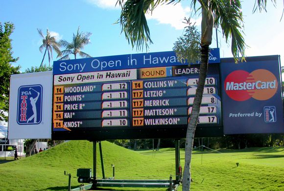 ハワイのカハラ地区にある名門ゴルフクラブ、ワイアラエカントリークラブで行われるゴルフトーナメント「ソニーオープン」