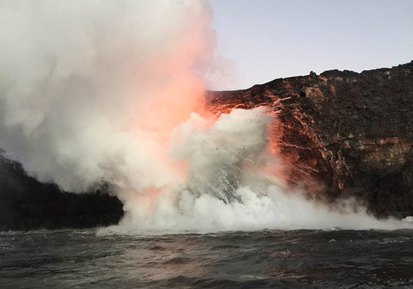 ハワイ島のキラウエア火山