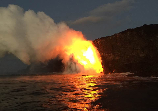 ハワイ島のキラウエア火山