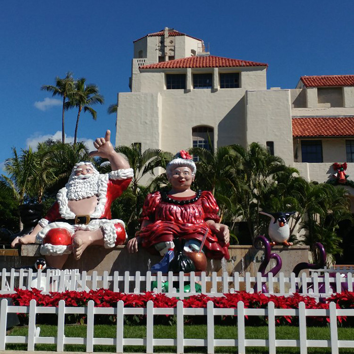 Hawaiian Santa Claus