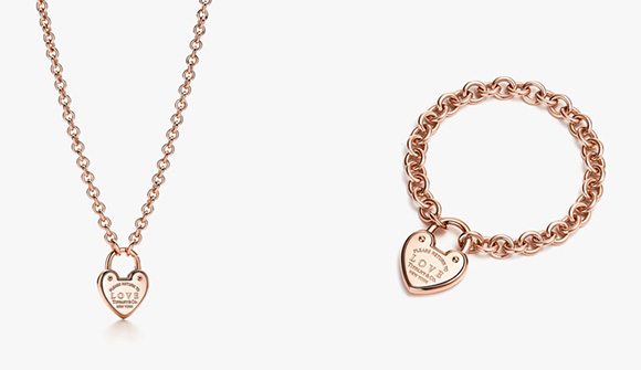 RETURN TO TIFFANY® LOVE LOCK NECKLACE＆BRACELET