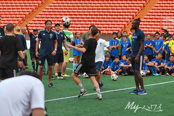 Keiki Soccer Clinic at Aloha Stadium