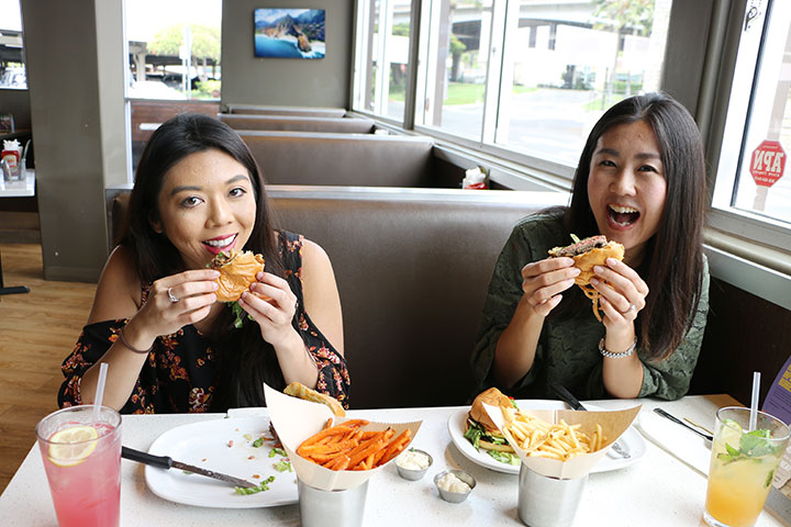 ハワイの美味しいハンバーガーのお店